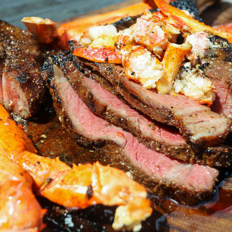 Tomahawk Steak with Lobster