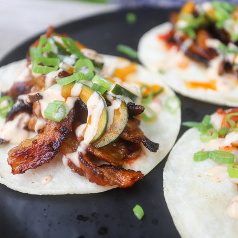 Korean Pork Belly Tacos