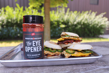 coffee bourbon breakfast sandwich