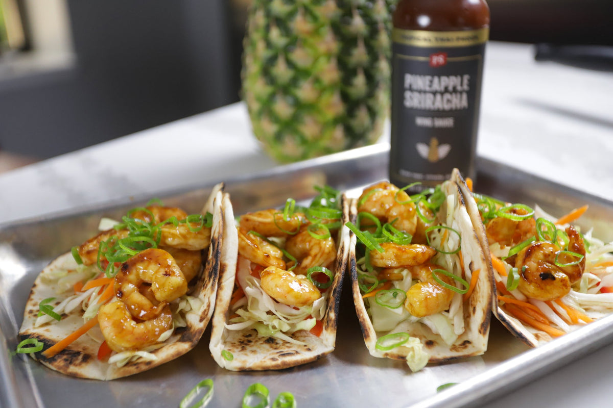 Pineapple Sriracha Shrimp Tacos | PS Seasoning