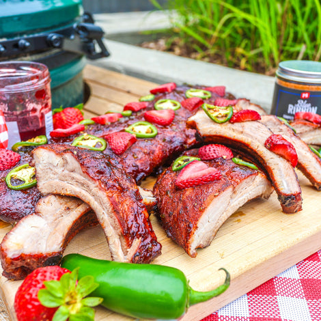 Strawberry Jalapeno Ribs