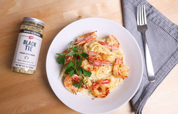 Black Tie Shrimp Alfredo