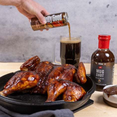 Mug Shot Spatchcock Chicken