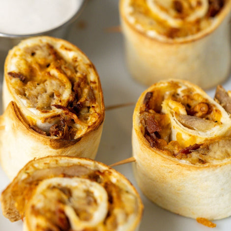 Chicken Bacon Ranch Pinwheels