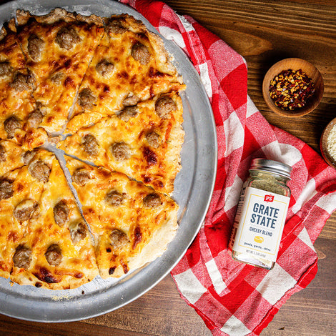 Grate State Smoked Sausage Pizza