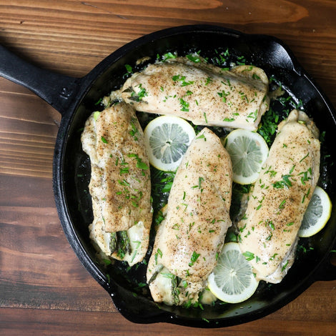 Gruyere, Asparagus & Proscuitto Stuffed Chicken Breast
