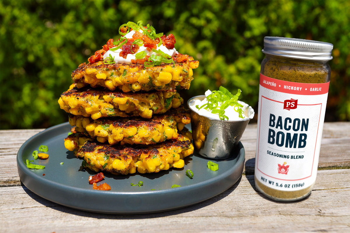 Bacon Corn Fritters | PS Seasoning