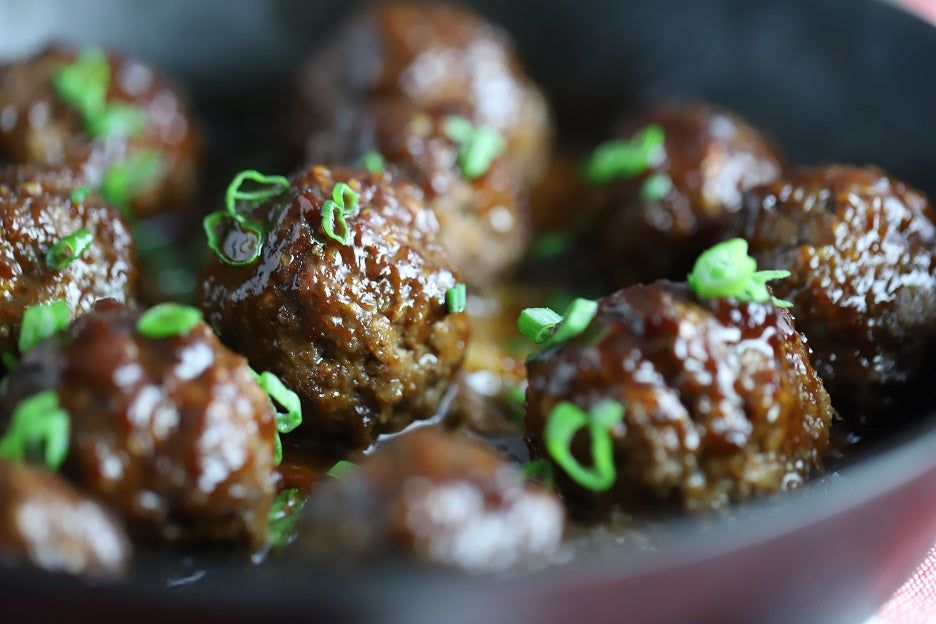 Cherry Bomb Brie Stuffed Meatballs | PS Seasoning