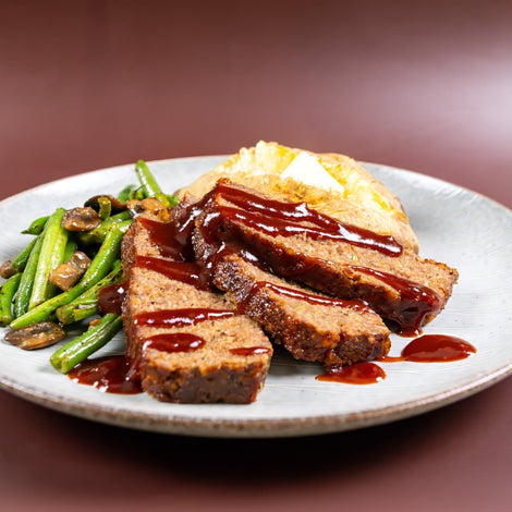 Smoked Venison Meatloaf with Cherry Chipotle BBQ Sauce