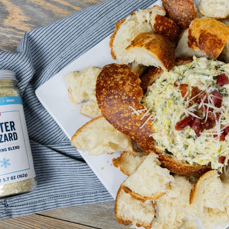 Butter Blizzard Bacon Spinach and Artichoke Dip