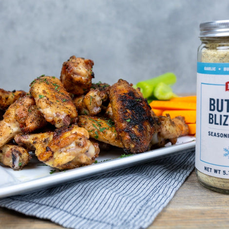 Butter Blizzard Grilled Chicken Wings