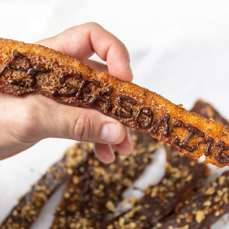Churro Dust Chocolate Covered Bacon