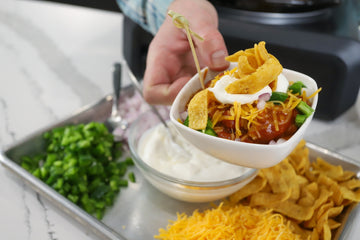 Easy Chili Dog Bar