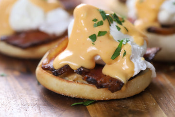 Eggs Benedict with Charon Sauce
