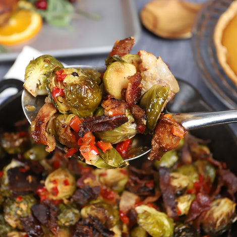 Candied Bacon Brussel Sprouts