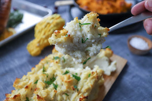 Cedar Plank Mashed Potatoes