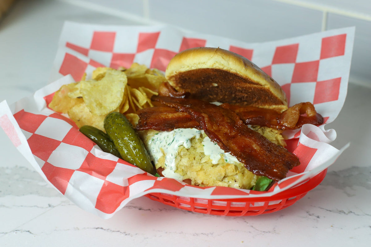 Dill Pickle Chip Crusted Chicken Sandwich | PS Seasoning