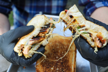 Spicy Salmon Grilled Cheese
