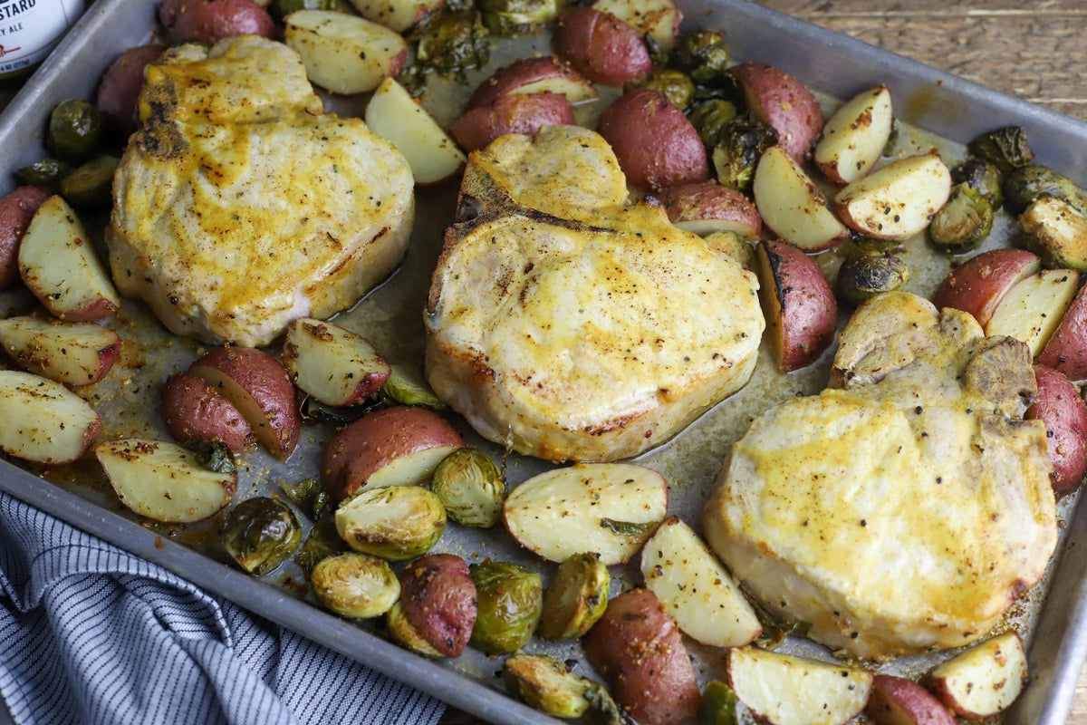 One Pan Hot Honey Pork Chops | PS Seasoning