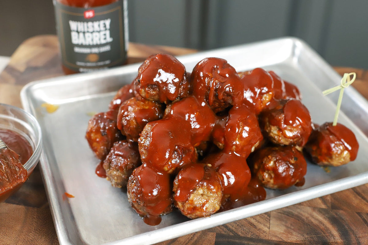 Whiskey Barrel Meatballs | PS Seasoning