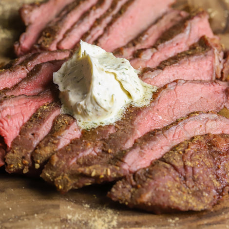 Smoked Tri Tip Recipe - Smoked Truffle Tri Tip with Truffle Butter
