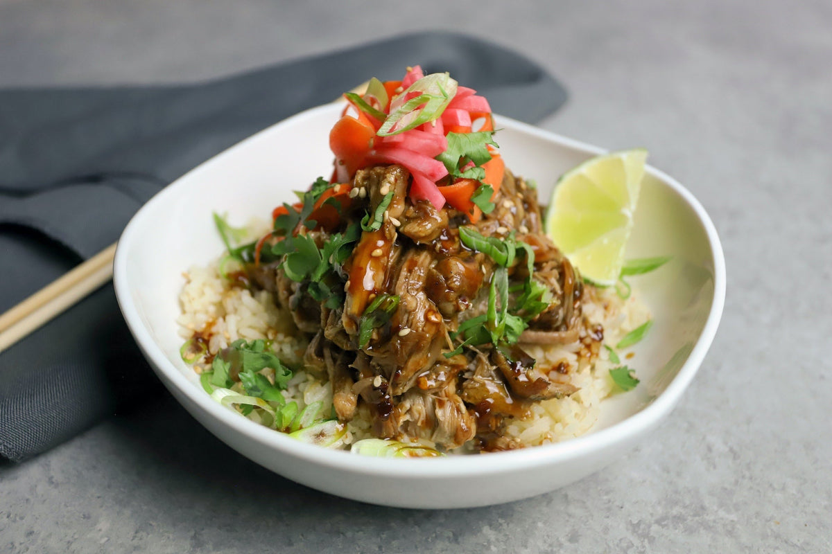 Ginger Teriyaki Pulled Pork Bowls | PS Seasoning