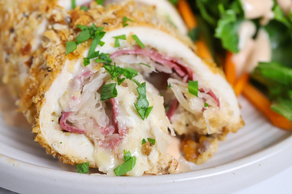Reuben Stuffed Chicken Pinwheels | PS Seasoning
