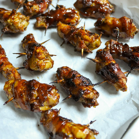 Bacon Wrapped Wings