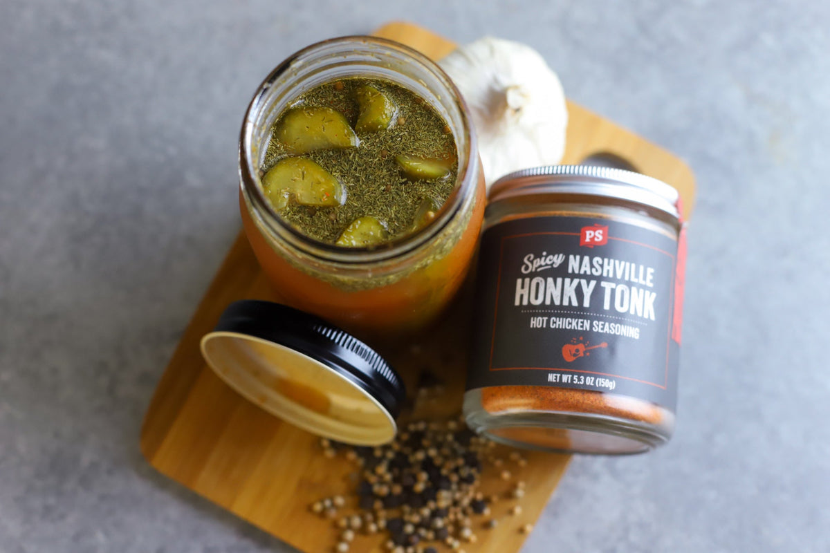 Easy Nashville Hot Homemade Pickles | PS Seasoning