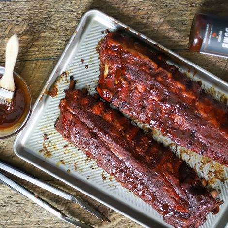 Dr. Pepper and Cherry Baby Back Ribs