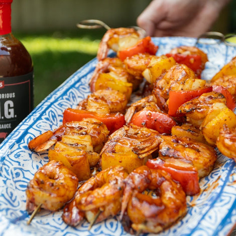 Notorious P.I.G. Shrimp Skewers