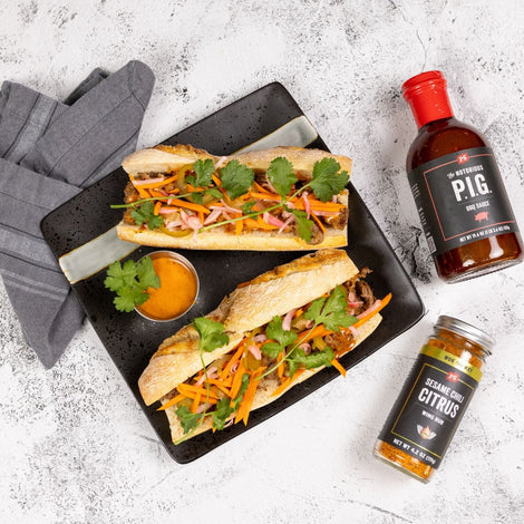 Notorious P.I.G. Shaved Beef Banh Mi