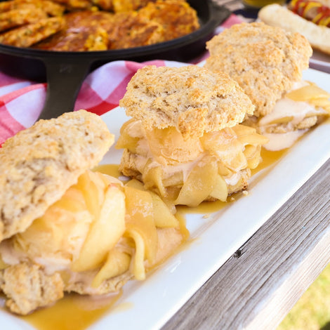 Caramel Apple Shortcakes