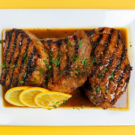 Bourbon Orange Pork Chops