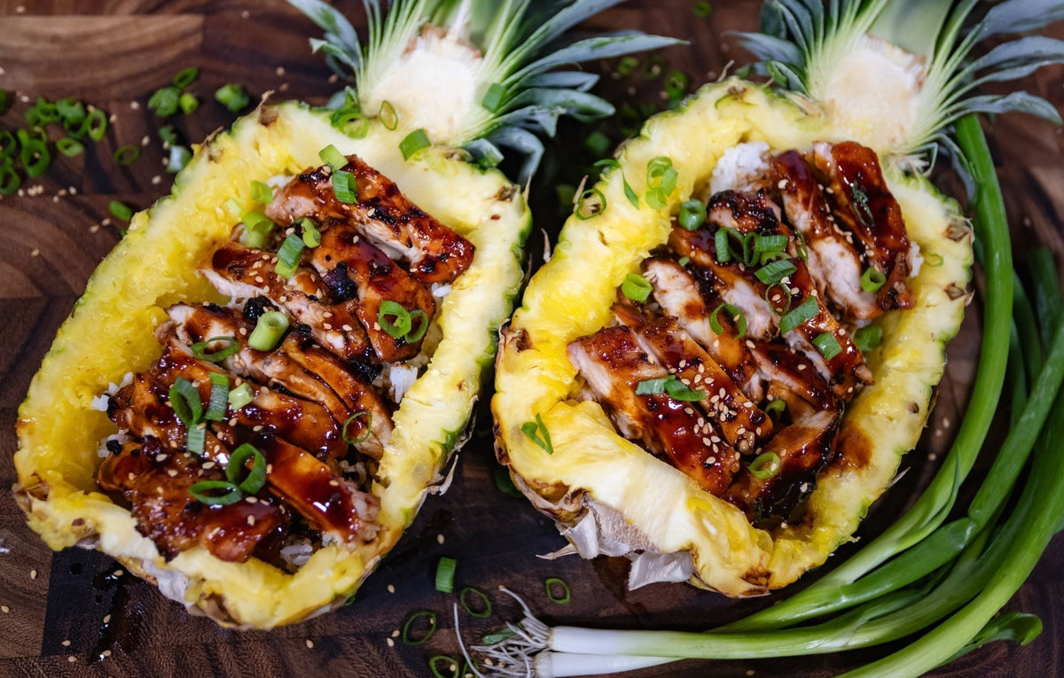 Big Kahuna Teriyaki Chicken Pineapple Bowls | PS Seasoning
