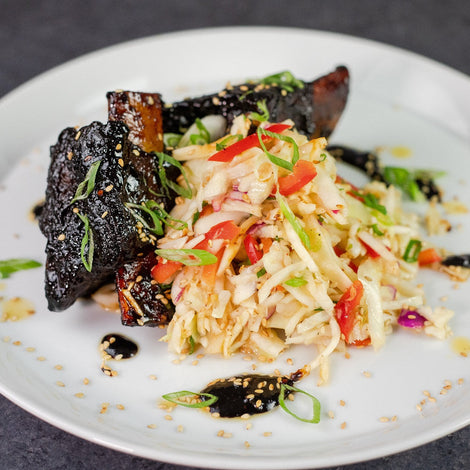 Sesame Chili Citrus Sticky Asian Short Ribs