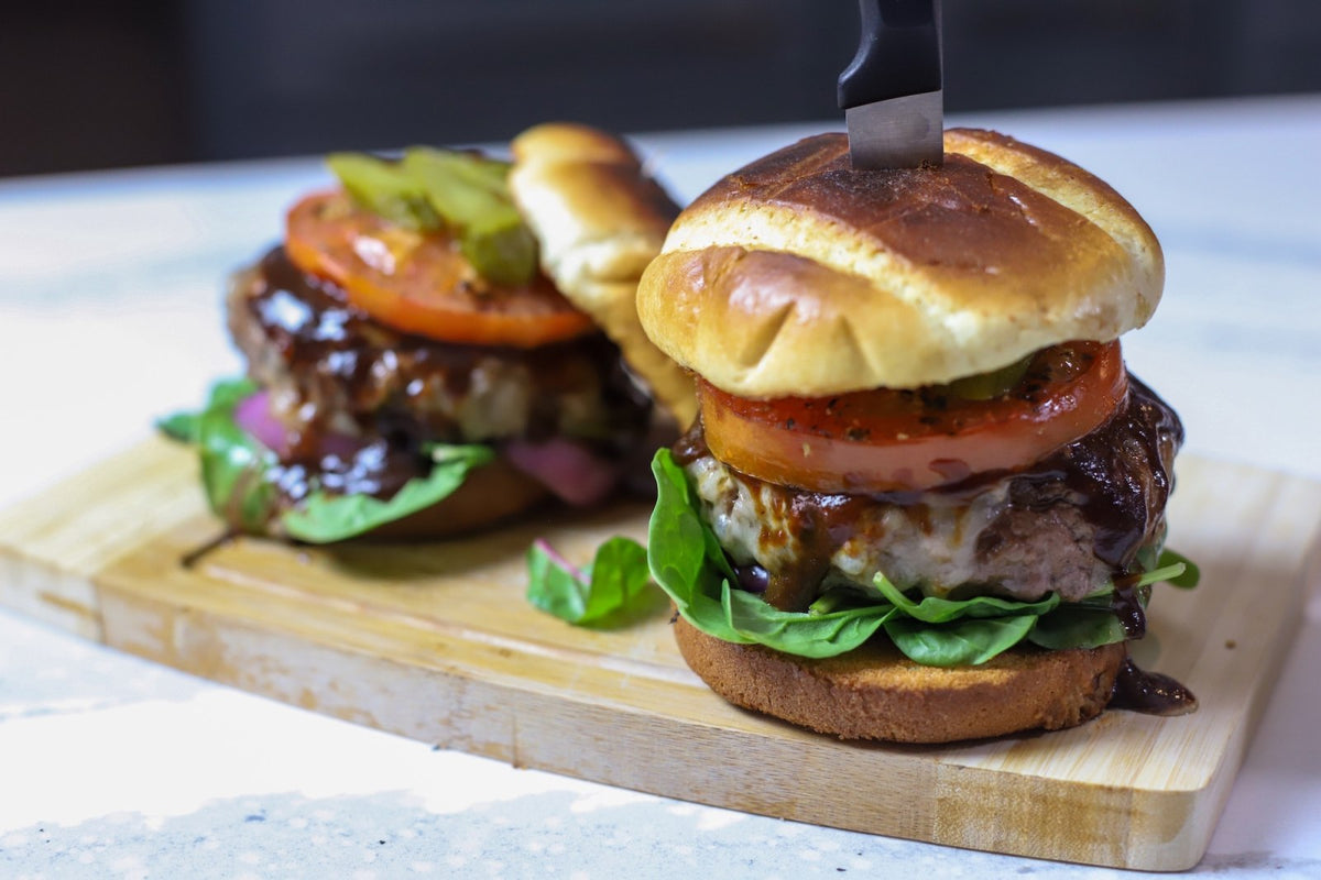 Red, White and Que Burger | PS Seasoning