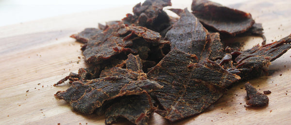 beef jerky made with a PS Seasoning jerky making kit
