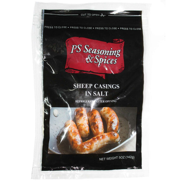 Home Packed Natural Sheep Casings made in salt.