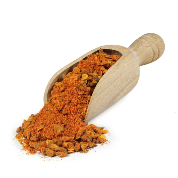 Scoop of Mexican Cheddarwurst Seasoning