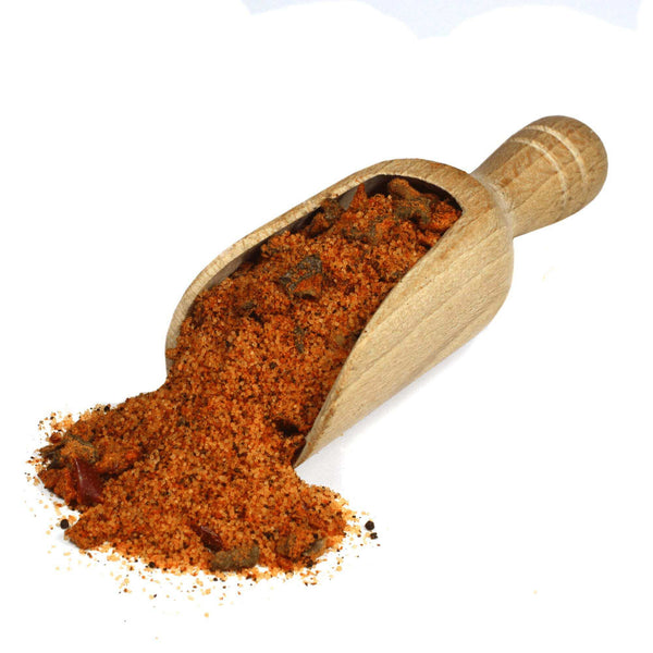 Scoop of Fiesta Cheddar Bratwurst Seasoning