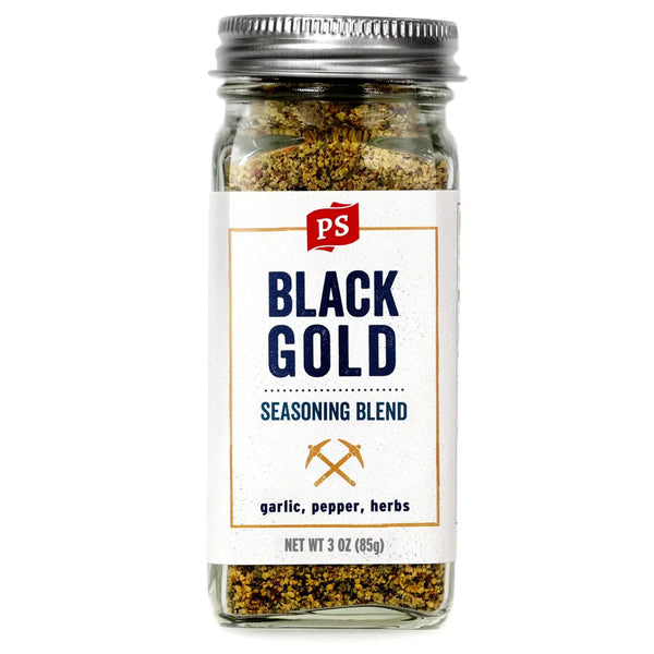 Black Gold - Garlic Pepper Seasoning - PS Seasoning