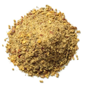 Pile of spices used to make a Hot and spicy snack stick