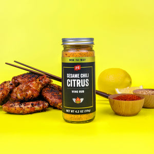 Sesame Chili Citrus Wing Rub - PS Seasoning