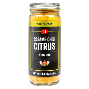 Sesame Chili Citrus Wing Rub - PS Seasoning