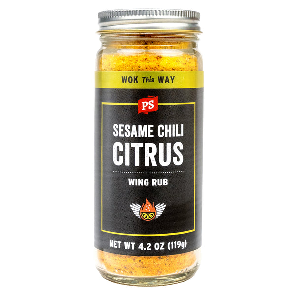 Sesame Chili Citrus Wing Rub - PS Seasoning