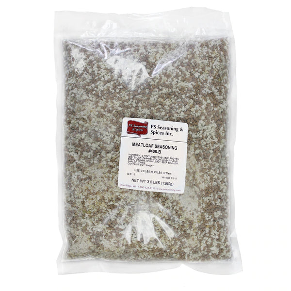 Packaged Meatloaf Seasoning with ingredients list included.