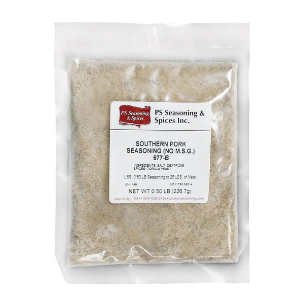 Packaged Southern Pork Sausage Seasoning ready to be shipped and delivered.