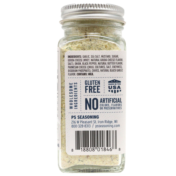 Ingredients for PS Seasoning's Grate State - Cheesy Blend