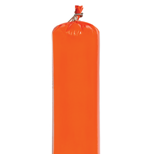 Orange Plastic Fibrous Casing specifically made for Braunschweiger